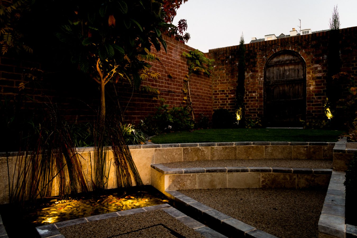 Garden lighting design