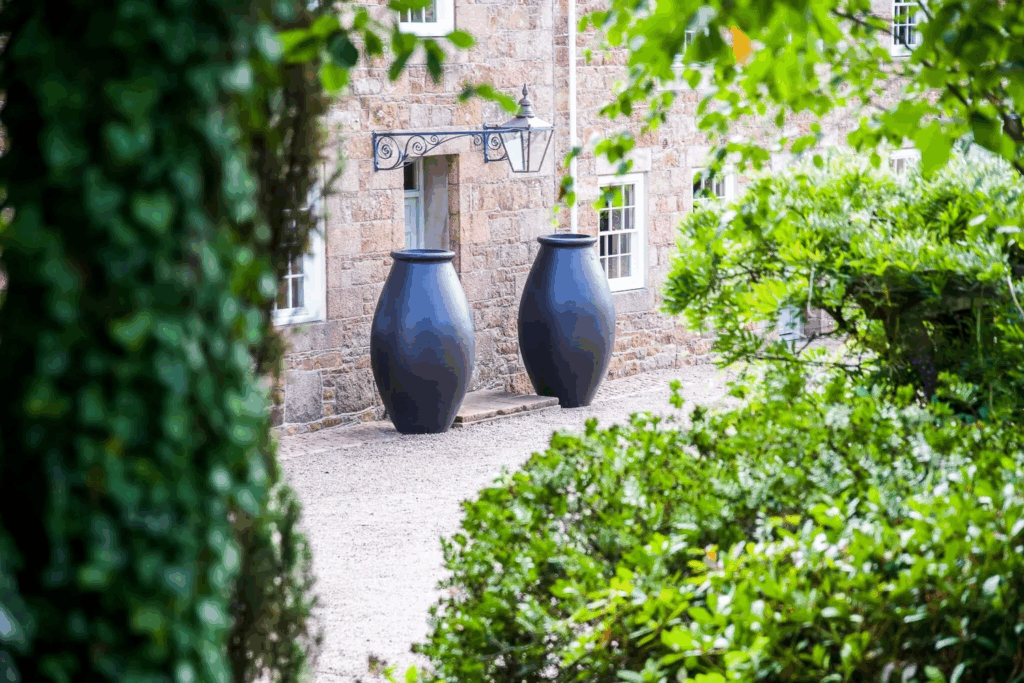 Artisan garden pots by Torc pots by Gardens by Keltie & Clark