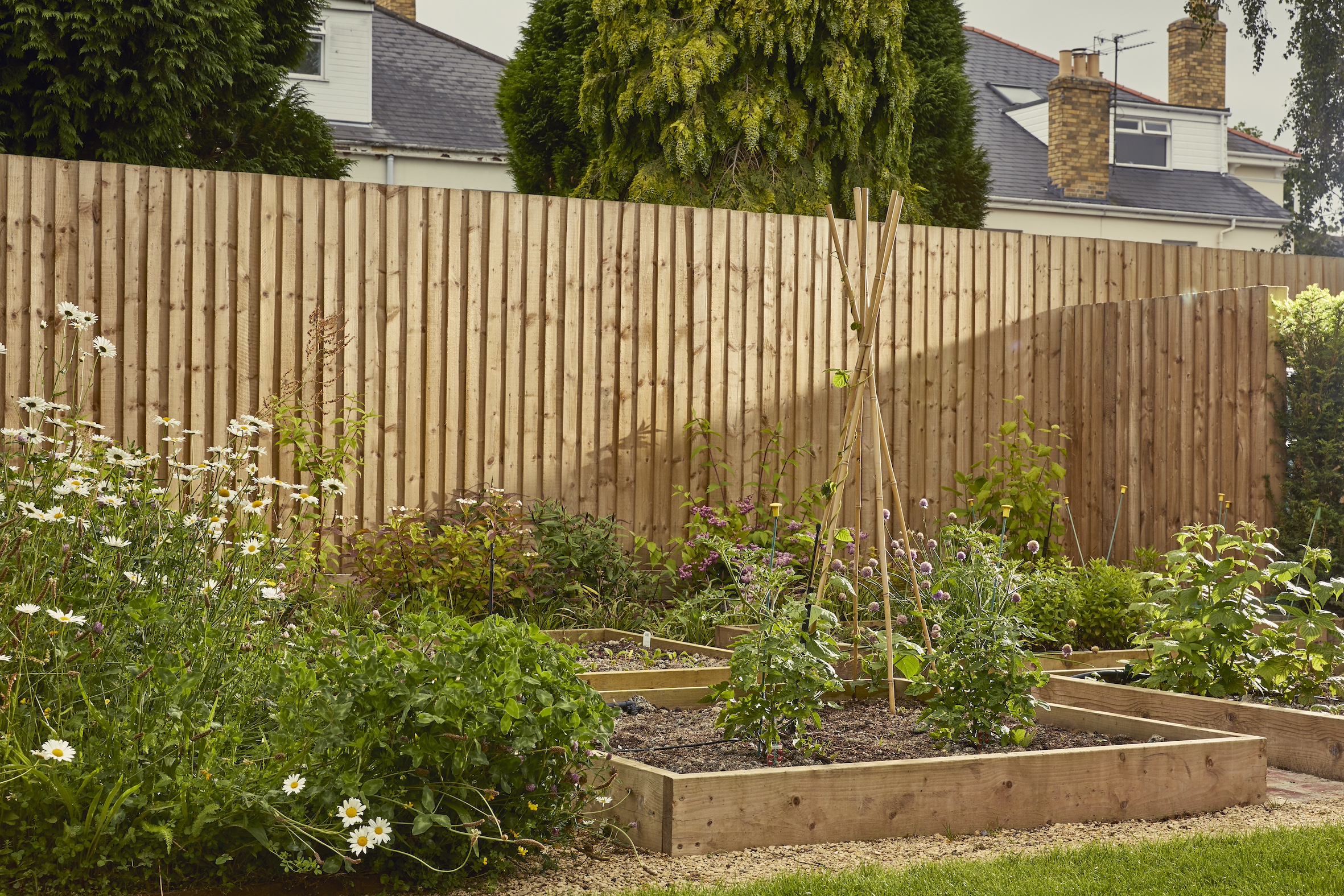 part of a sustainable garden design is ease of access to everything you need.